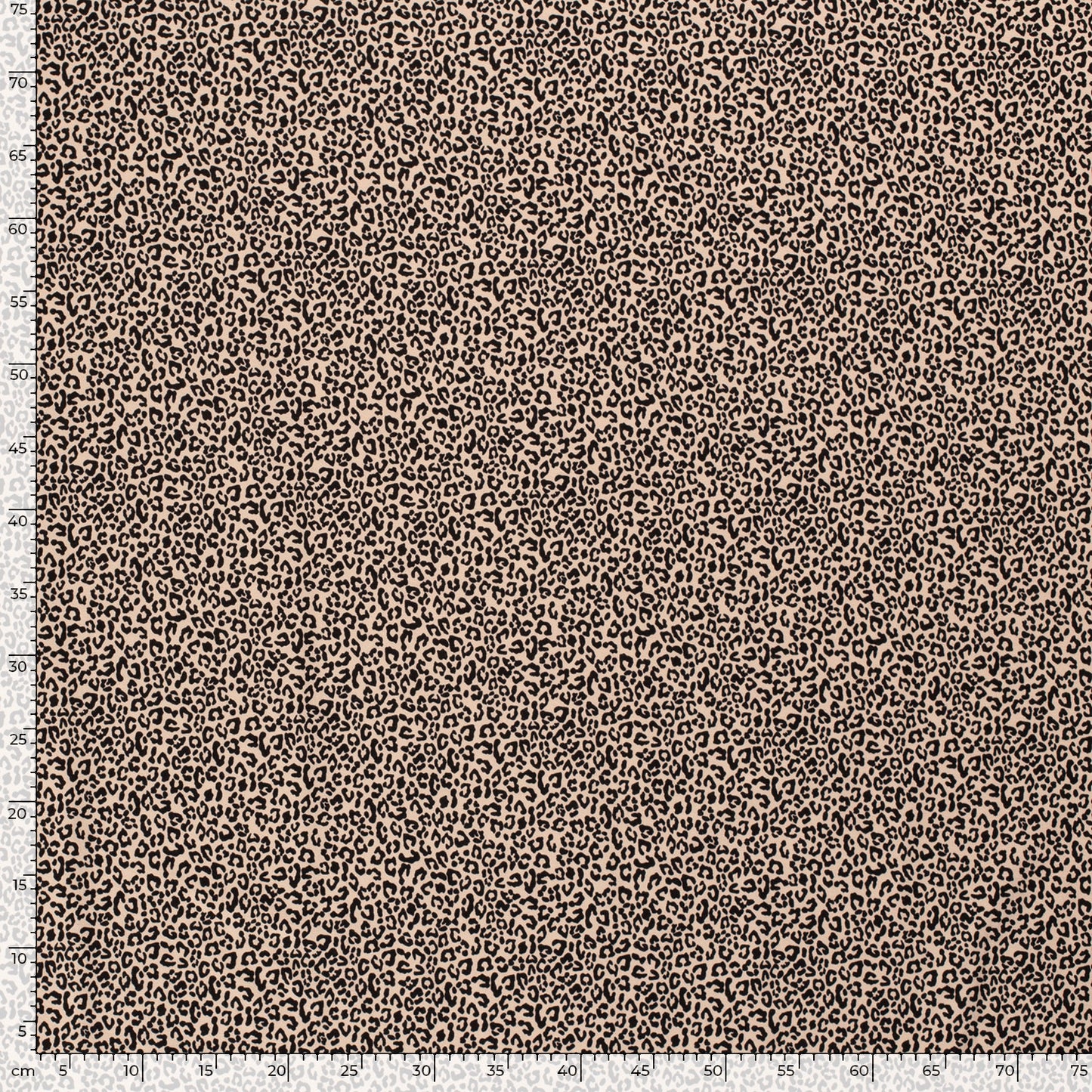 JERSEY DE COTON IMPRIME Leopard