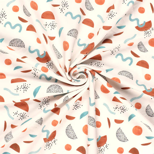 SWEAT FRENCH TERRY IMPRIME Abstrait