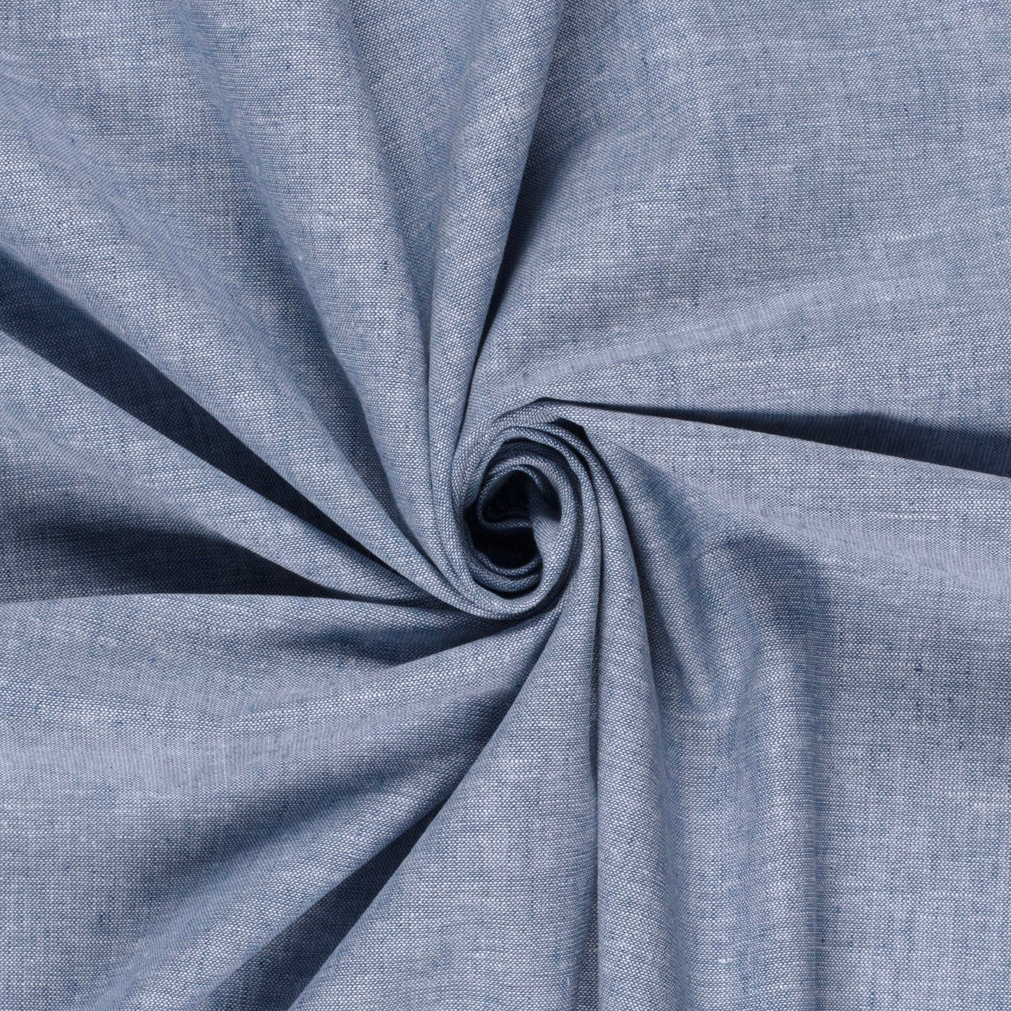 LIN COTON Chambray Bleu Jean