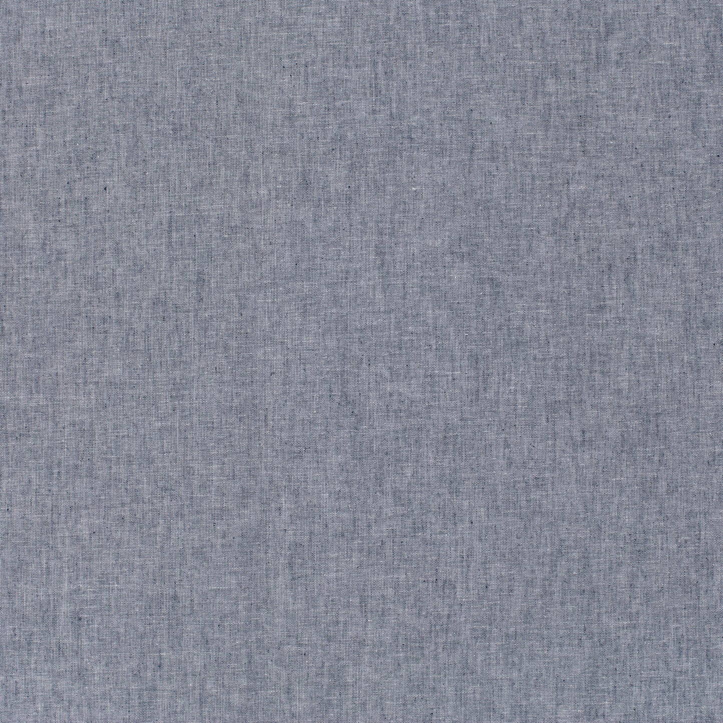LIN COTON Chambray Bleu Foncé