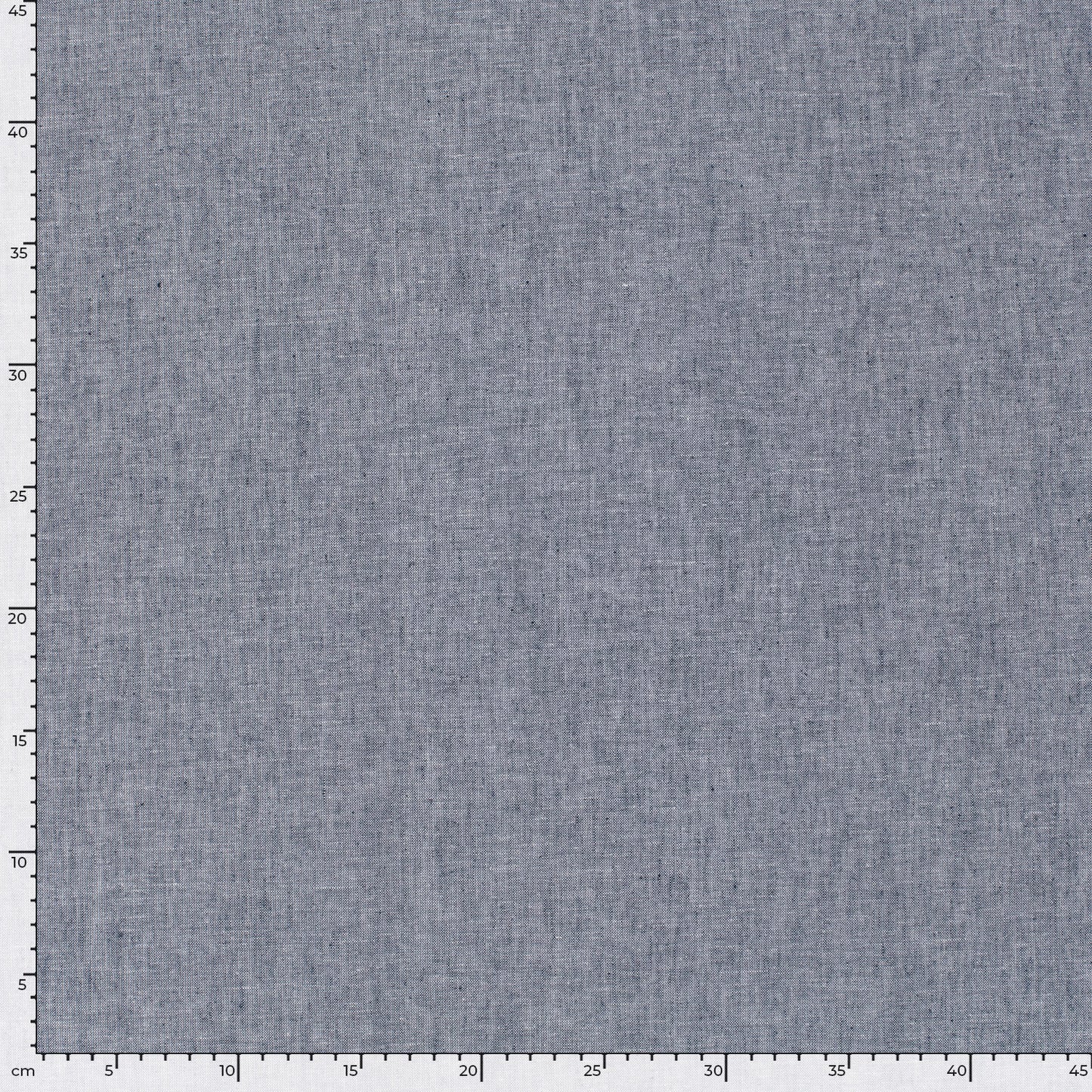 LIN COTON Chambray Bleu Foncé