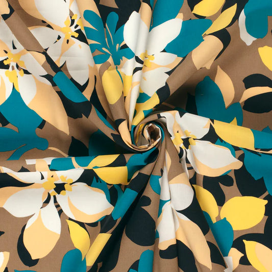 VOILE DE COTON IMPRIME Fleurs