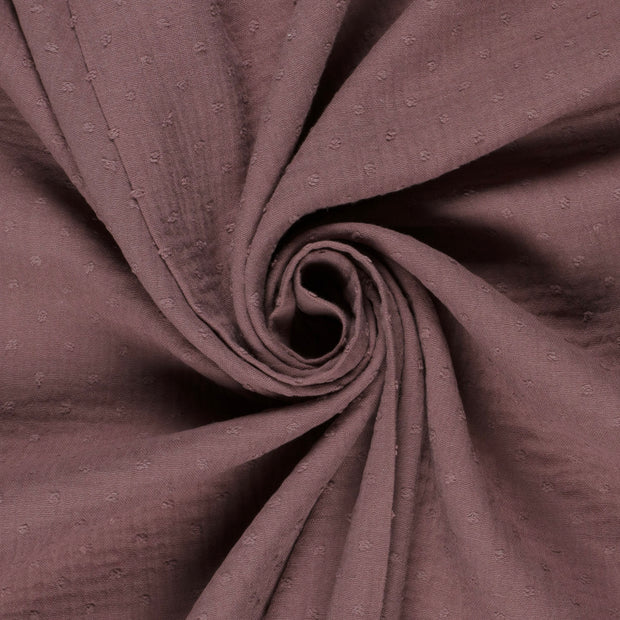 DOUBLE GAZE PLUMETIS vieux rose