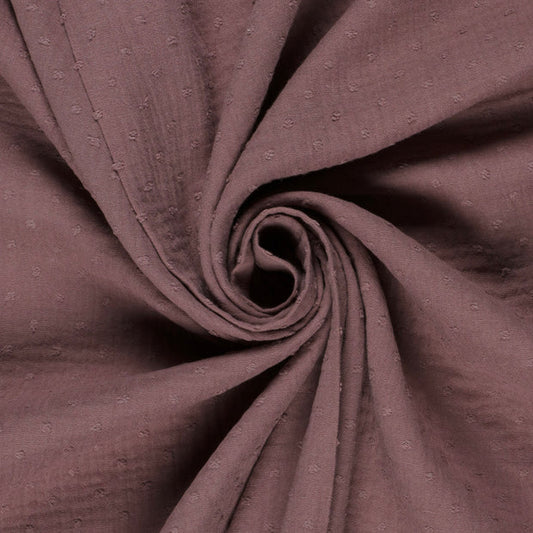 DOUBLE GAZE PLUMETIS vieux rose