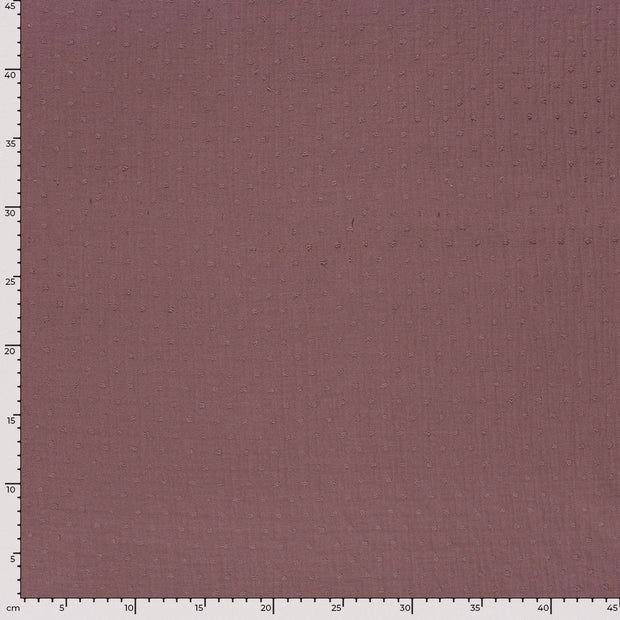 DOUBLE GAZE PLUMETIS vieux rose