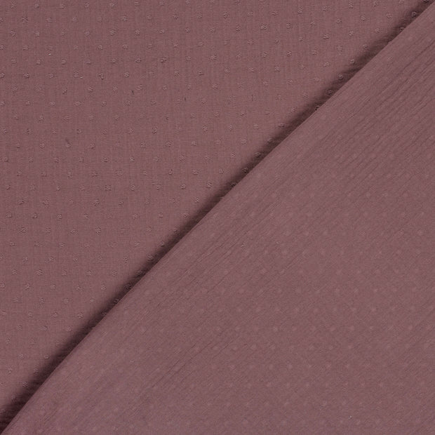 DOUBLE GAZE PLUMETIS vieux rose