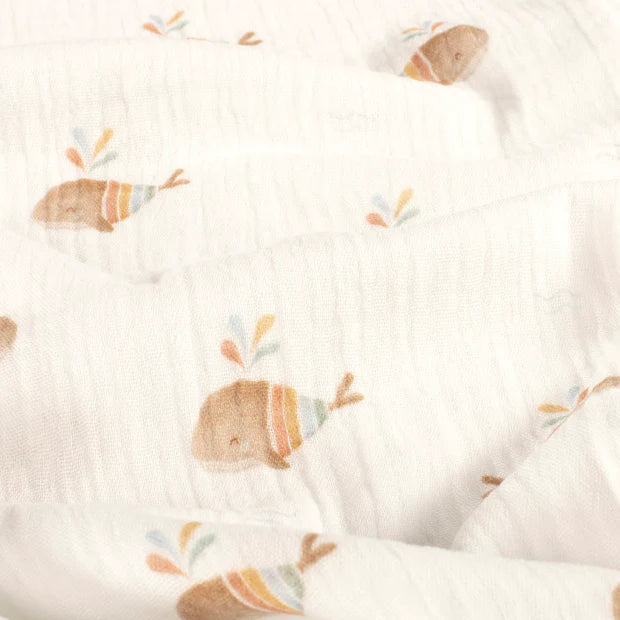 DOUBLE GAZE IMPRIMEE Baleine