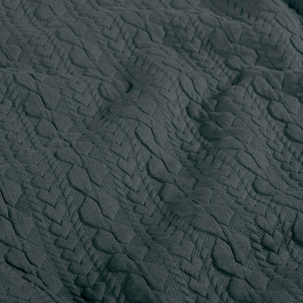 SWEAT TORSADES UNI Bleu gris