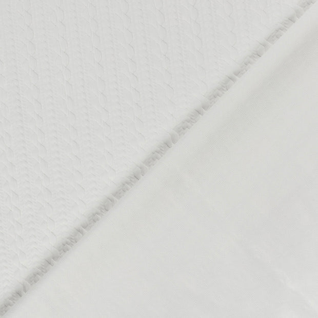 SWEAT TORSADES UNI Ecru