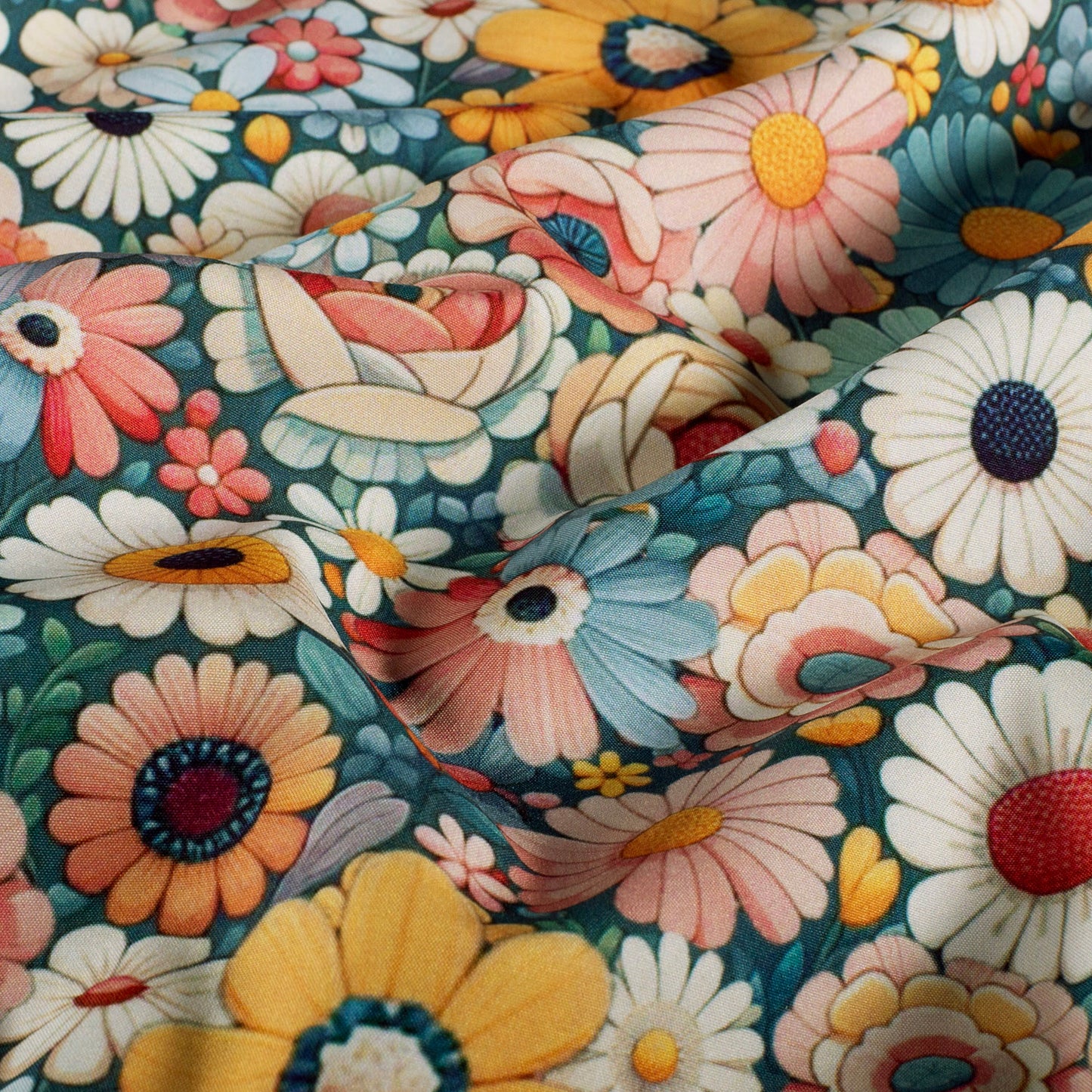 SOFTSHELL IMPERMEABLE IMPRIME Grandes Fleurs