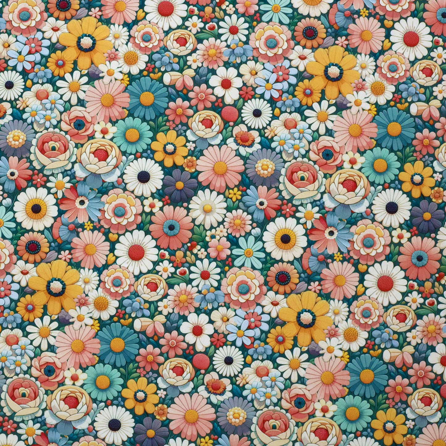 SOFTSHELL IMPERMEABLE IMPRIME Grandes Fleurs