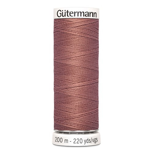 FIL POLYESTER GUTERMANN 200m vieux rose-245