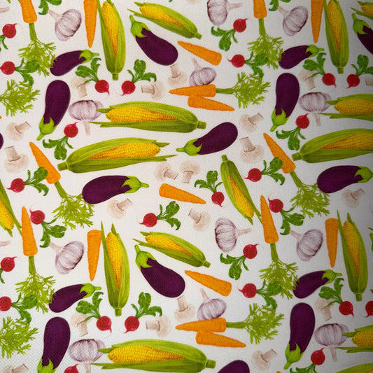 TOILE DECO IMPRIME Légumes
