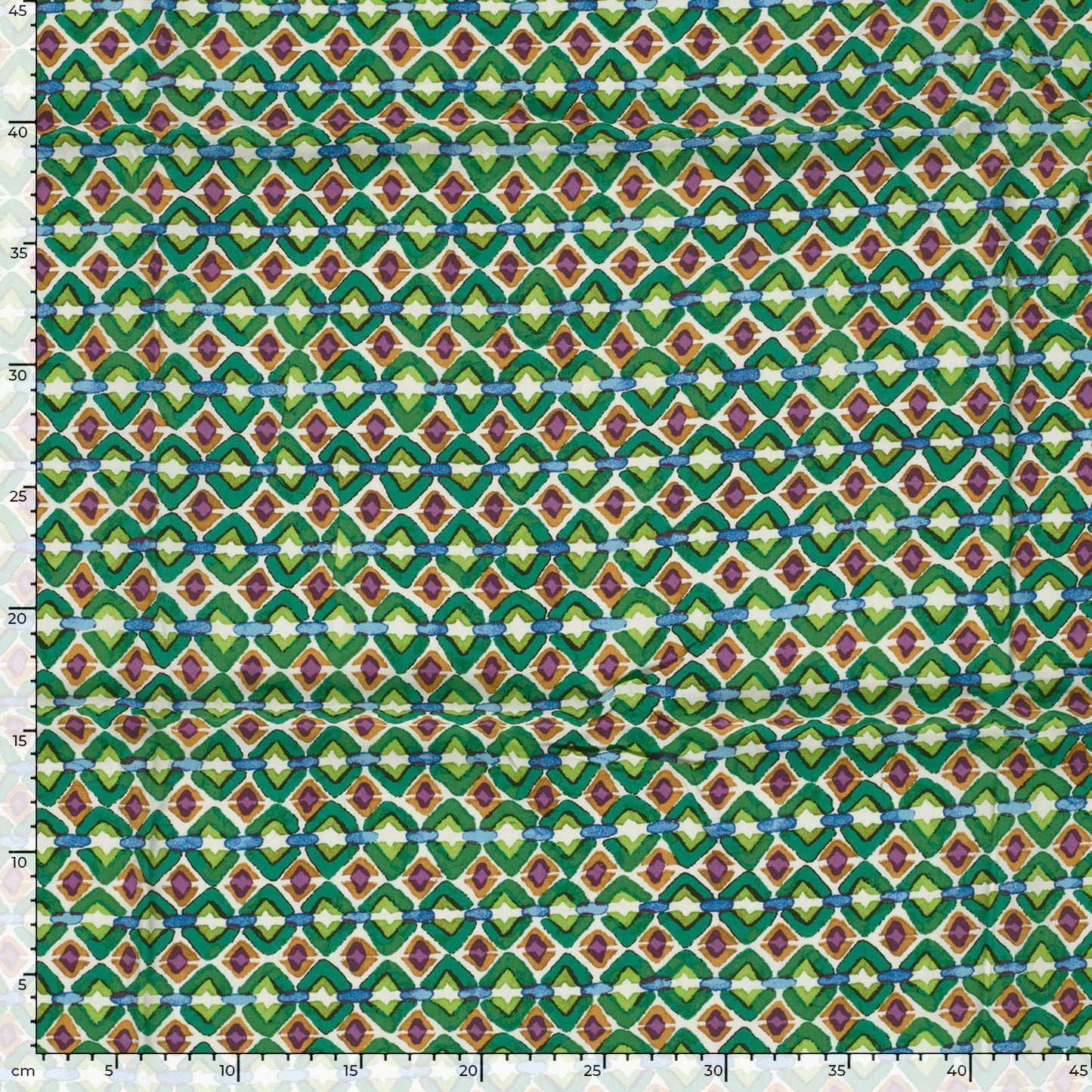 VISCOSE IMPRIMEE Motifs Abstraits Vert