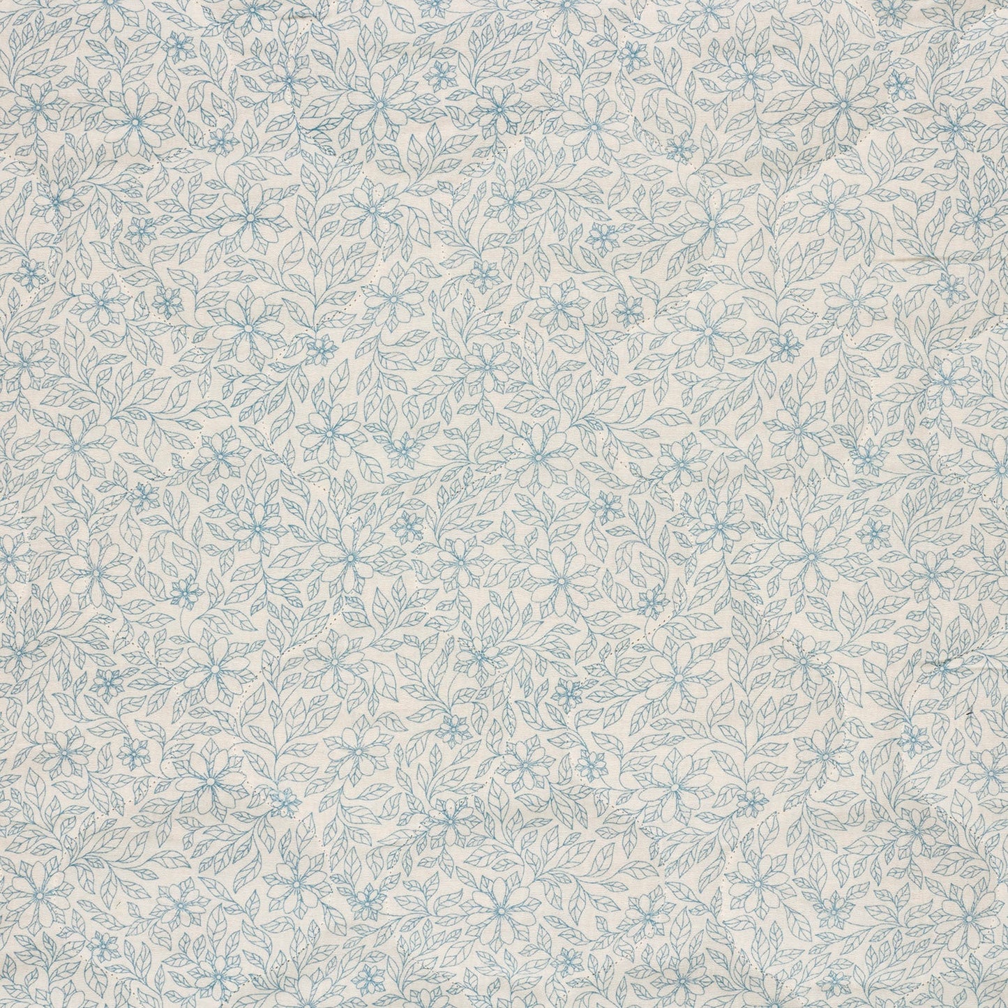 MATELASSE IMPRIME DOUBLE GAZE Marine et Ciel