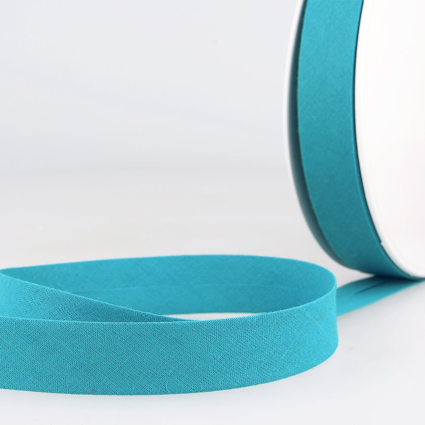 BIAIS uni bleu acier-27mm