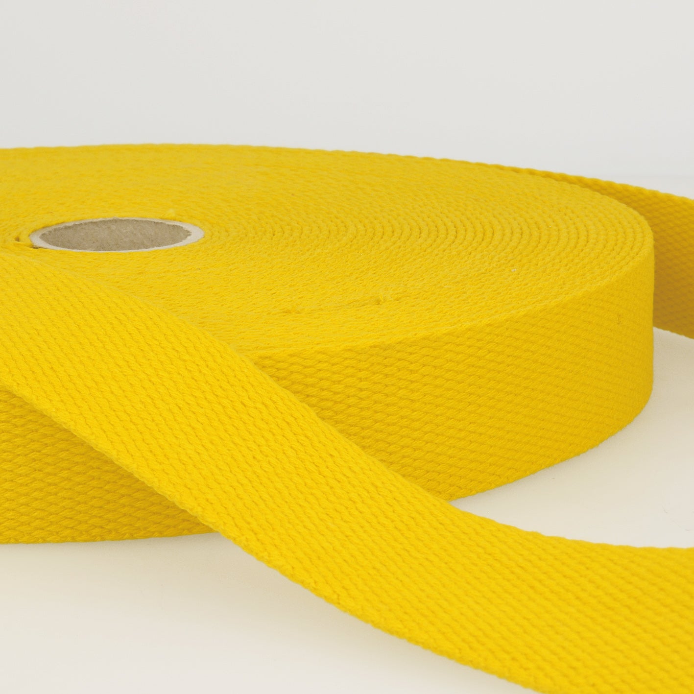 SANGLE COTON Jaune-25mm