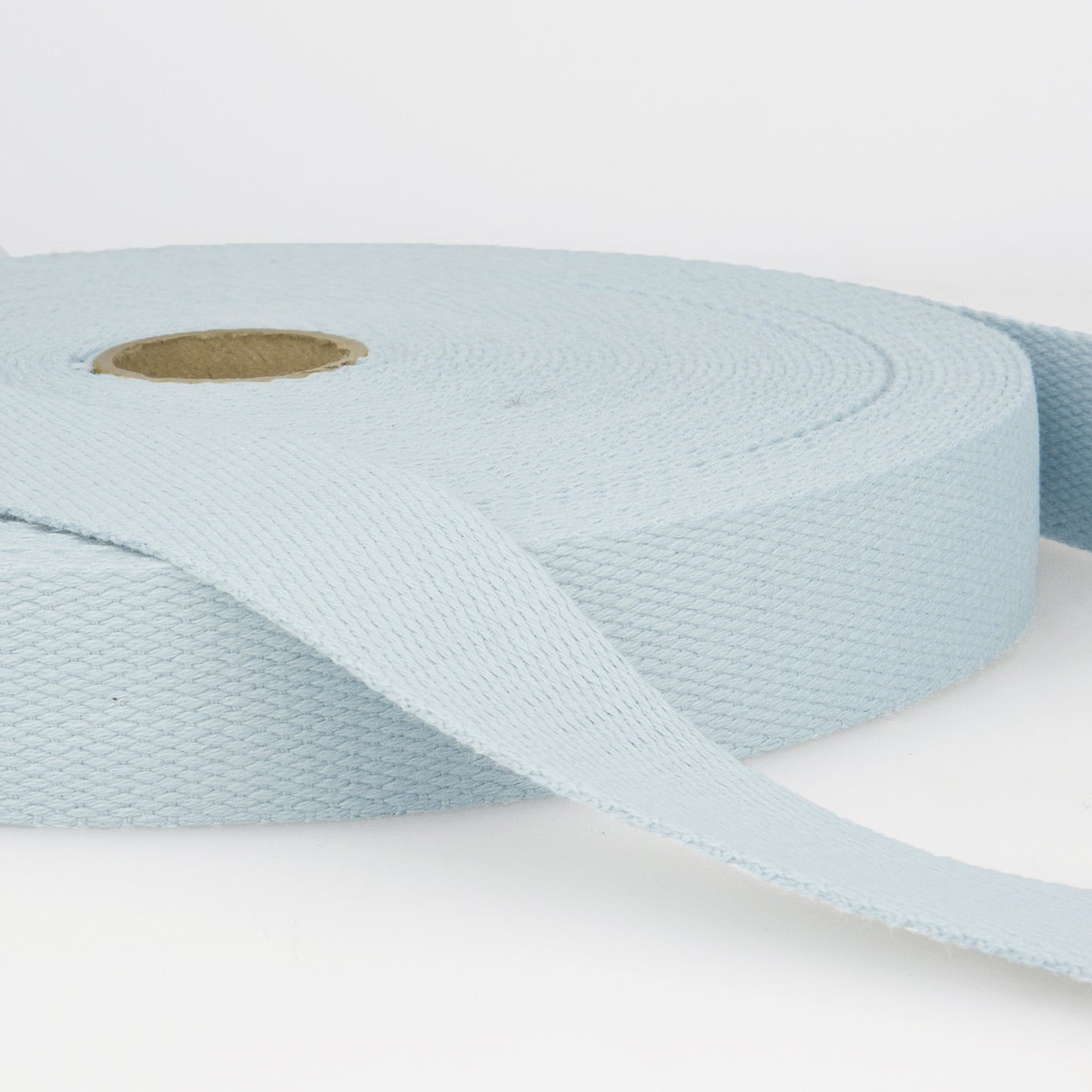 SANGLE COTON Bleu ciel-30mm
