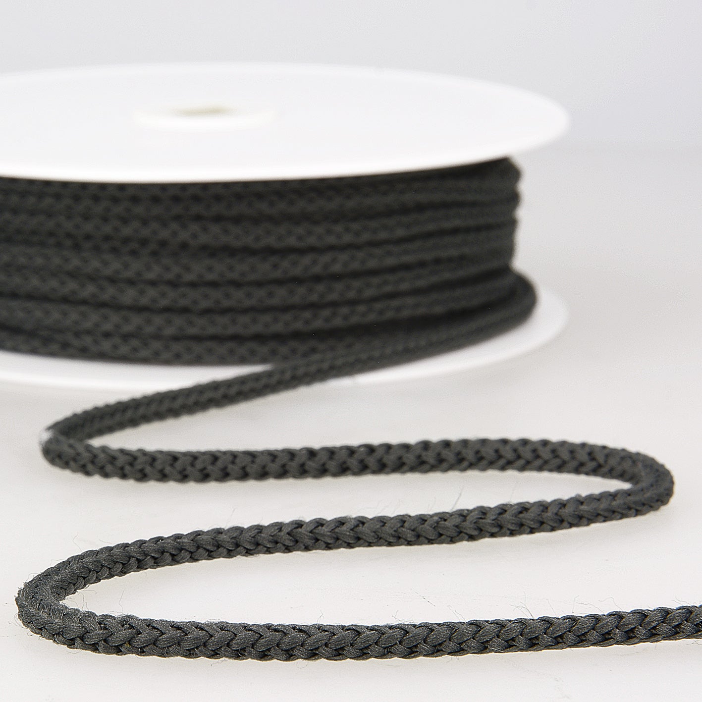 CORDON TRESSE Gris Anthracite-4.5mm