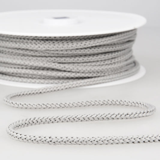 CORDON TRESSE Gris perle-4.5mm