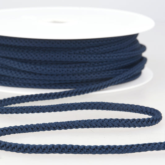 CORDON TRESSE Bleu marine-4.5mm