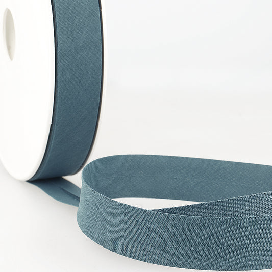 BIAIS uni bleu gris-20mm