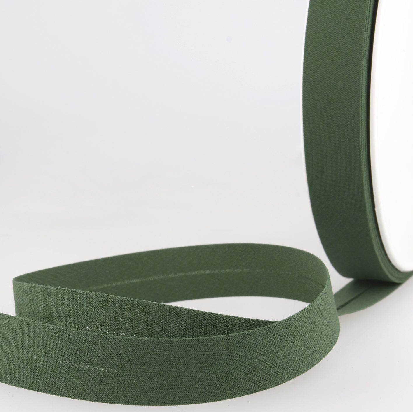 BIAIS uni vert bouteille-20mm