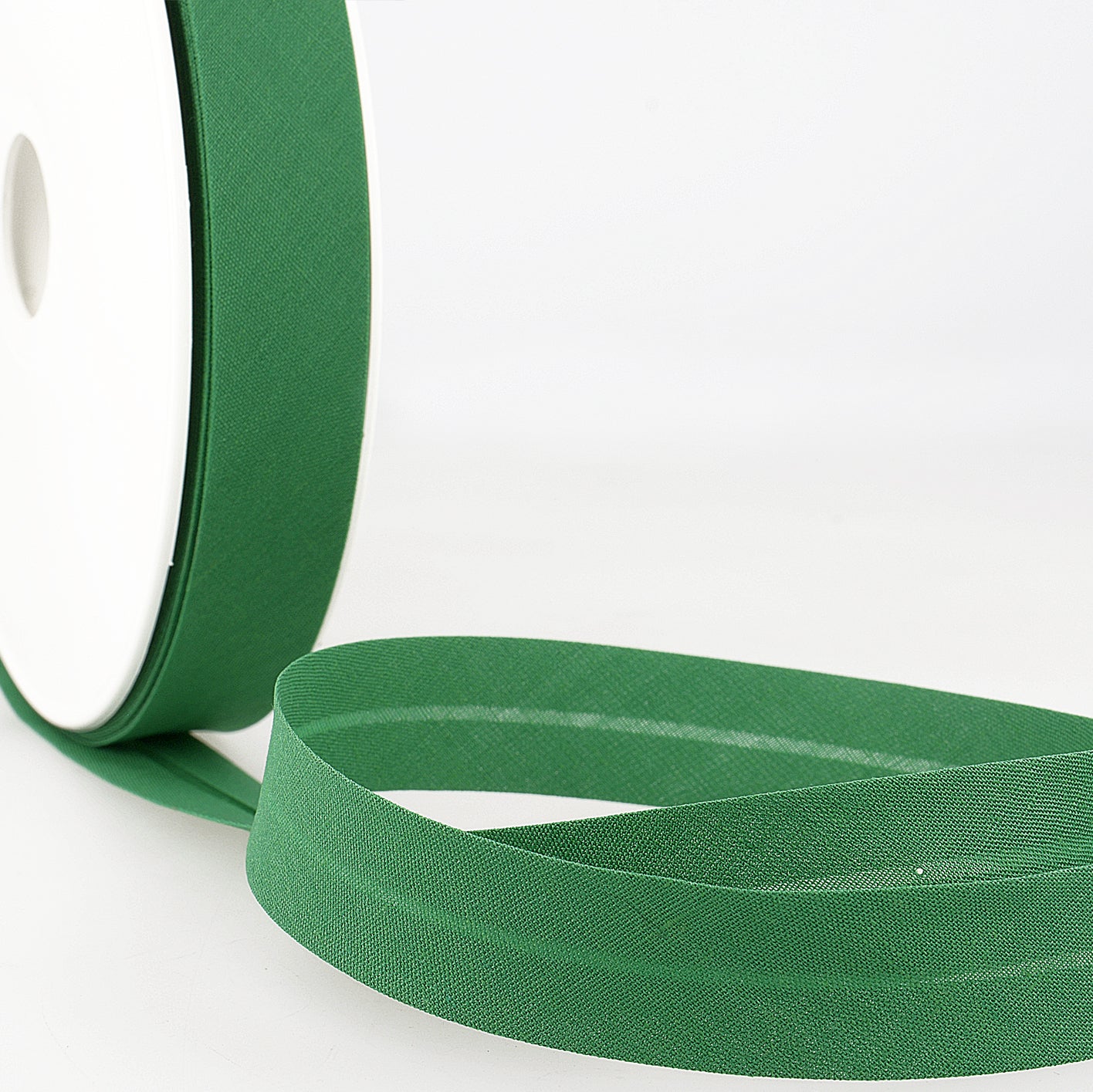 BIAIS uni vert bouteille-27mm