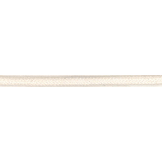 CORDON TRESSE COTON Ecru-7mm