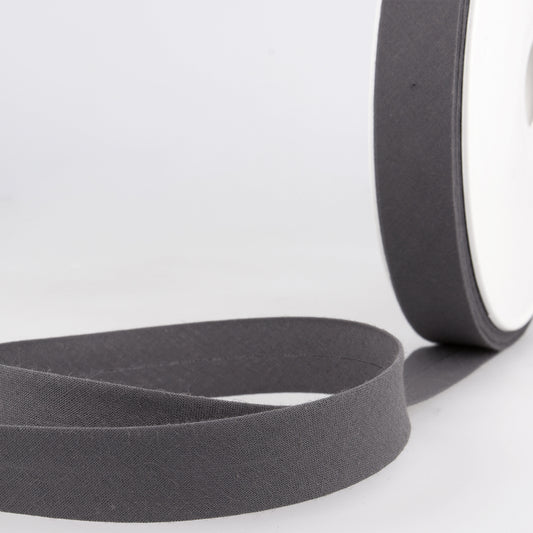 BIAIS uni gris foncé-20mm