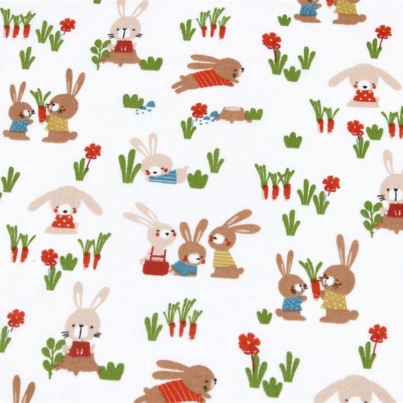 COTON MOTIF imprimé lapin