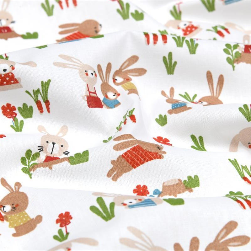 COTON MOTIF imprimé lapin