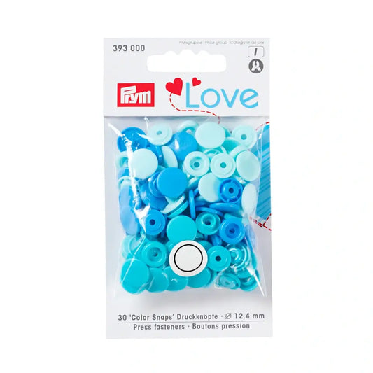 PRESSION PLASTIQUE SNAP Lot bleu-393000