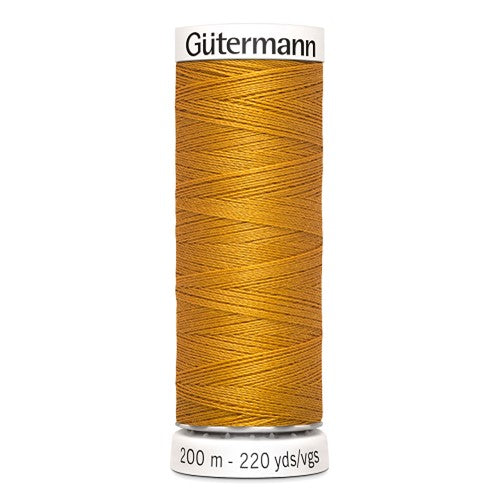 FIL POLYESTER GUTERMANN 200m jaune moutarde-412