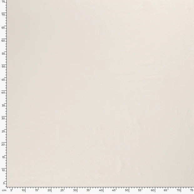 JERSEY DE COTON UNI écru