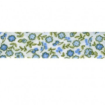 BIAIS IMPRIME Fleuris Bleu-20 cm