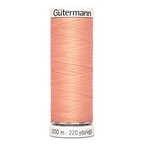 FIL POLYESTER GUTERMANN 200m rose saumon-586