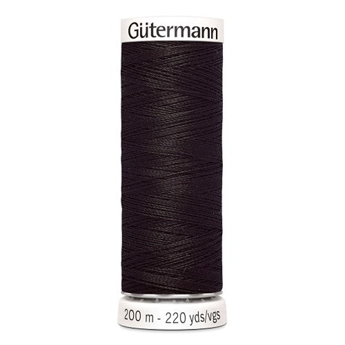 FIL POLYESTER GUTERMANN 200m marron foncé-682