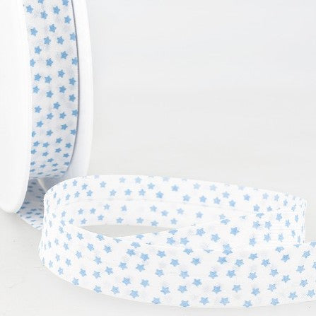 BIAIS IMPRIME Etoiles Bleu-20 cm
