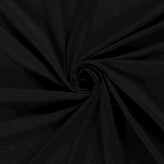 JERSEY DE VISCOSE noir