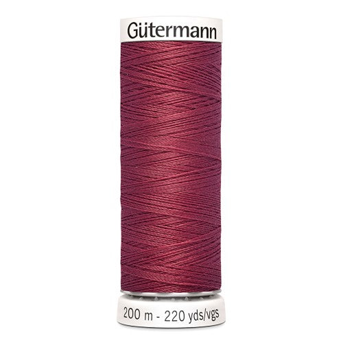 FIL POLYESTER GUTERMANN 200m vieux rose foncé-730