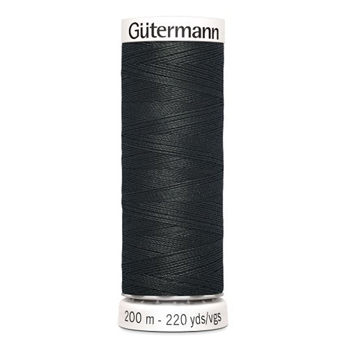 FIL POLYESTER GUTERMANN 200m gris foncé-755