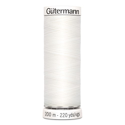 FIL POLYESTER GUTERMANN 200m blanc-800