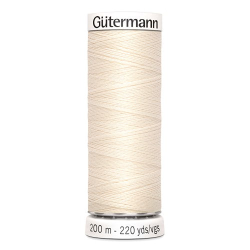 FIL POLYESTER GUTERMANN 200m écru-802
