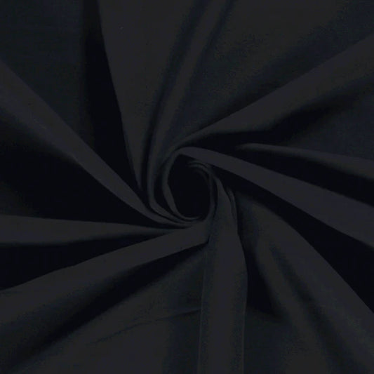 JERSEY DE COTON UNI bleu marine