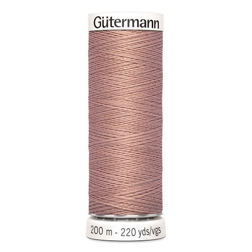 FIL POLYESTER GUTERMANN 200m vieux rose-987
