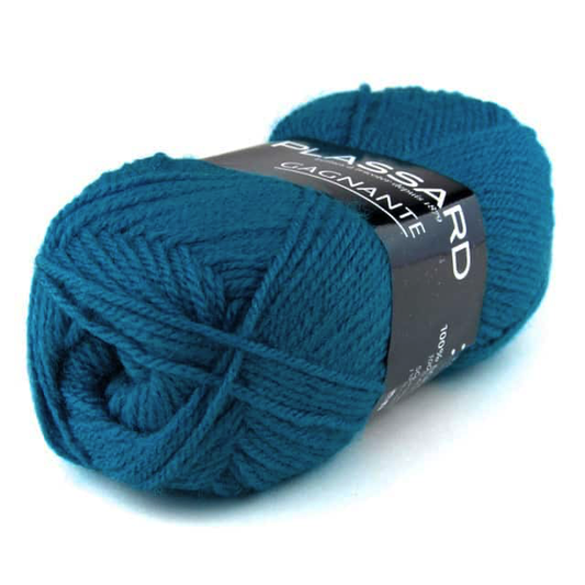 LAINE GAGNANTE PLASSARD Bleu canard-21