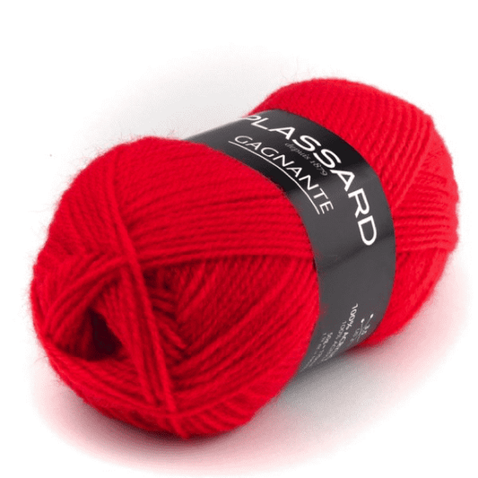 LAINE GAGNANTE PLASSARD Rouge-956