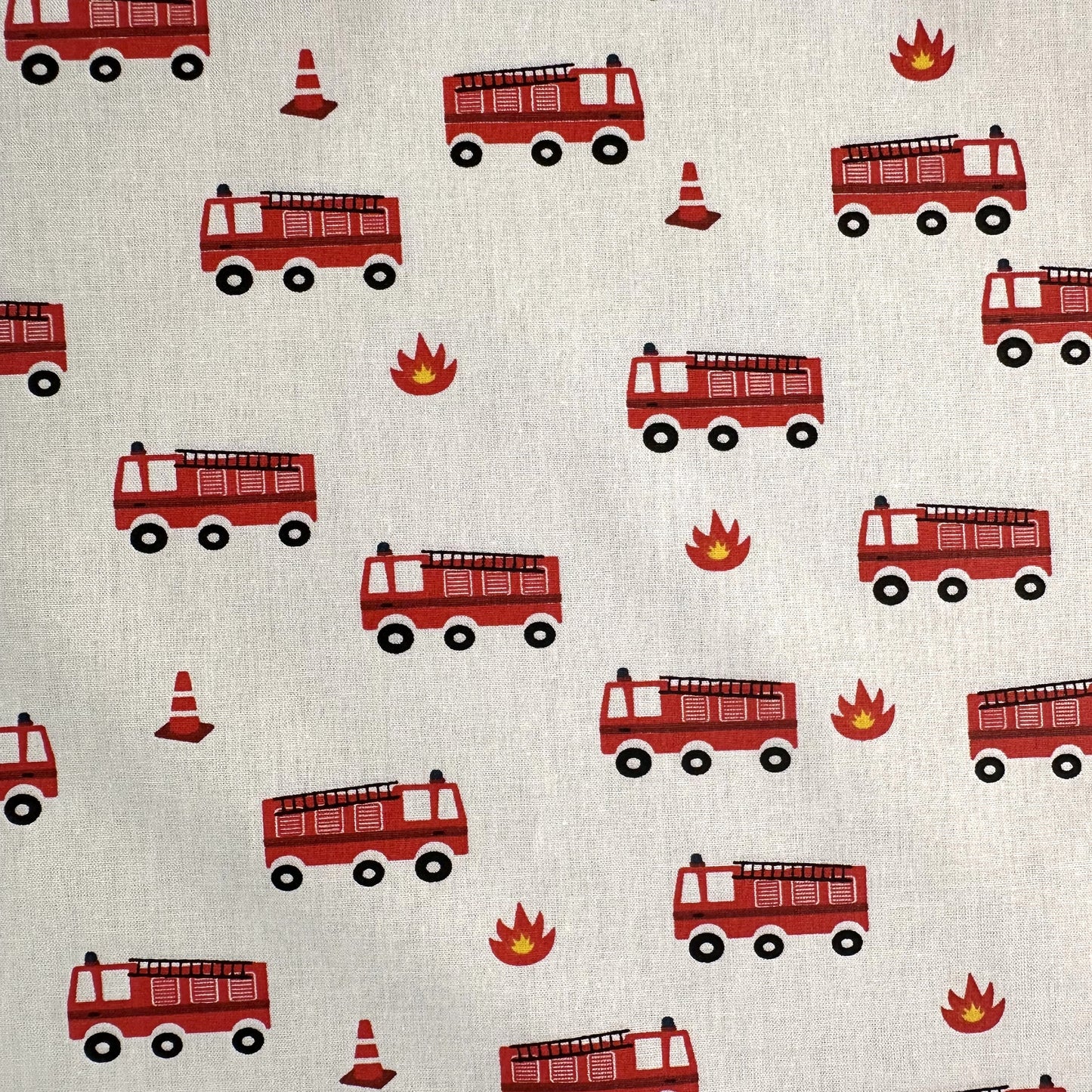 COTON IMPRIME camion pompiers