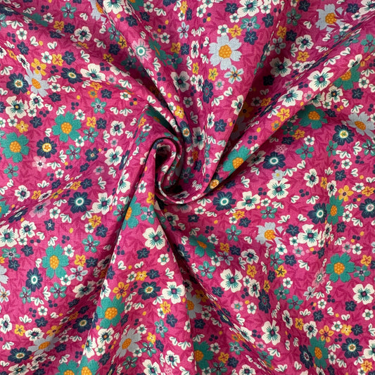 COTON IMPRIME fleurs